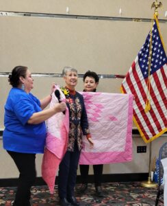 Winter Conference Highlight 06 (Natl Pres w quilt)