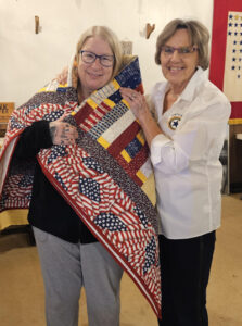 Quilts of Valor recipient